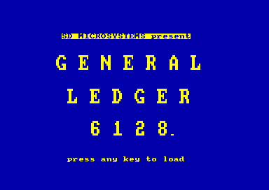 General Ledger 6128 